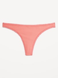 View large product image 4 of 8. Low-Rise Everyday Cotton Thong