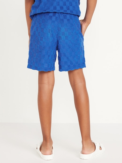 View large product image 2 of 4. Printed Loop-Terry Shorts for Boys