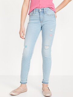 Girls orders skinny jeans from Old Navy size XL (14-16)