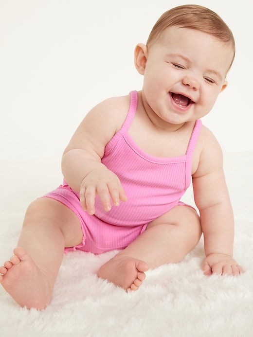 View large product image 1 of 3. Rib-Knit Cami and Shorts Set for Baby