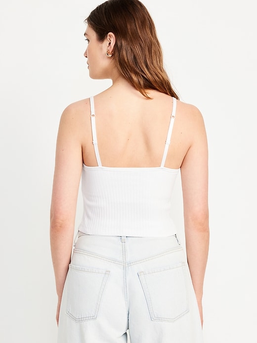 Image number 2 showing, Fitted Ribbed Cami