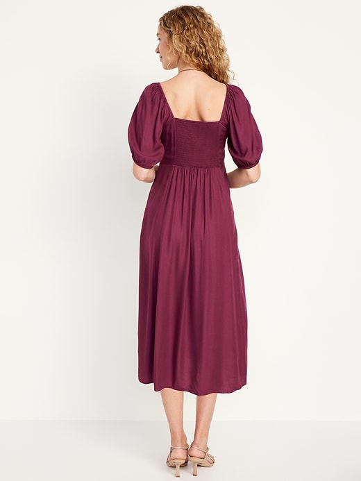 Image number 2 showing, Fit & Flare Crepe Midi Dress