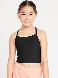 Image number 1 showing, PowerSoft Longline Sports Bra for Girls