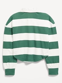 View large product image 4 of 4. Collared Striped Pullover Top for Girls