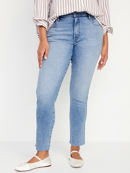 Image number 5 showing, High-Waisted Vintage Slim Jeans