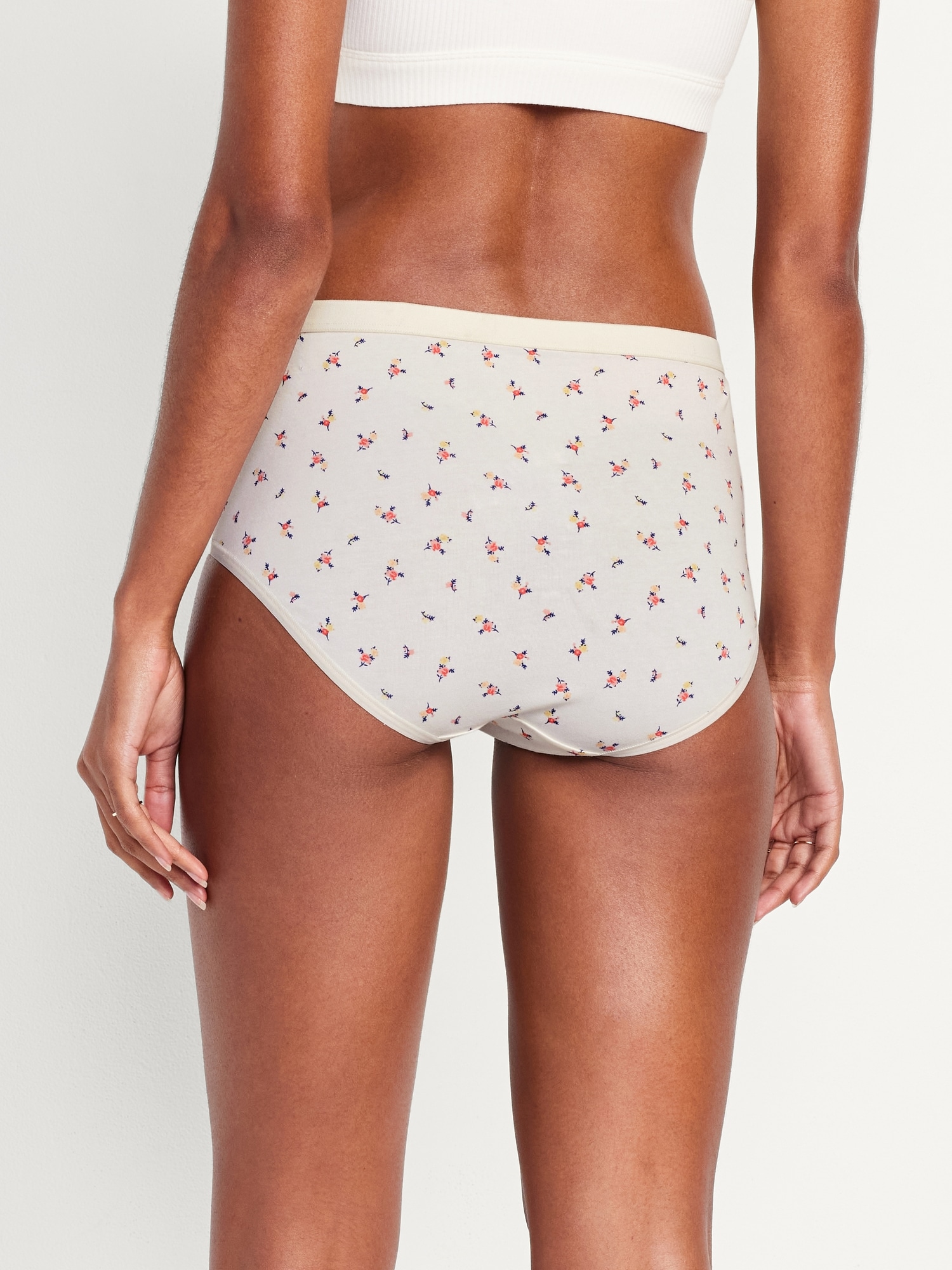 Spdoo Women's Cotton Bikini Brief Underwear, High Waist Stretch