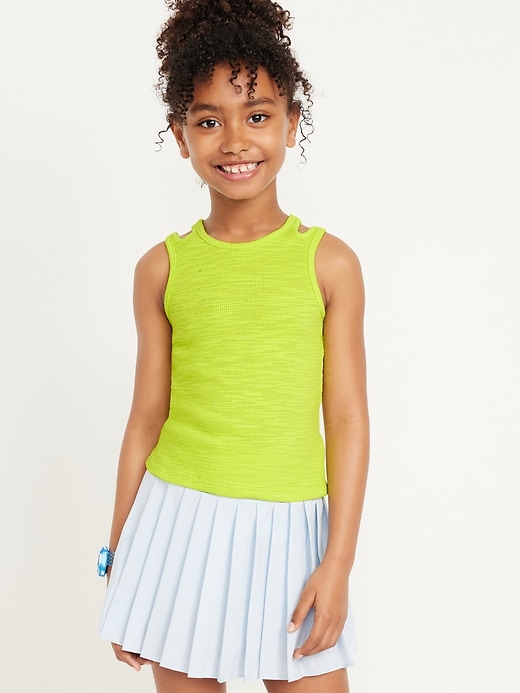 View large product image 1 of 3. Cutout-Shoulder Tank Top for Girls