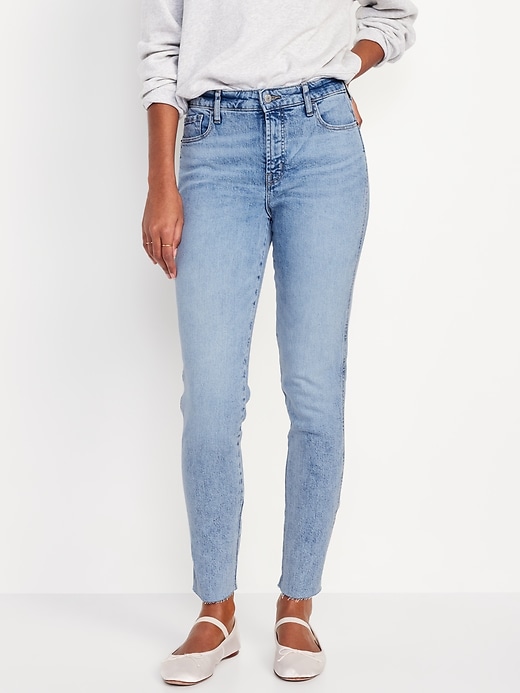 Image number 1 showing, High-Waisted Vintage Slim Jeans