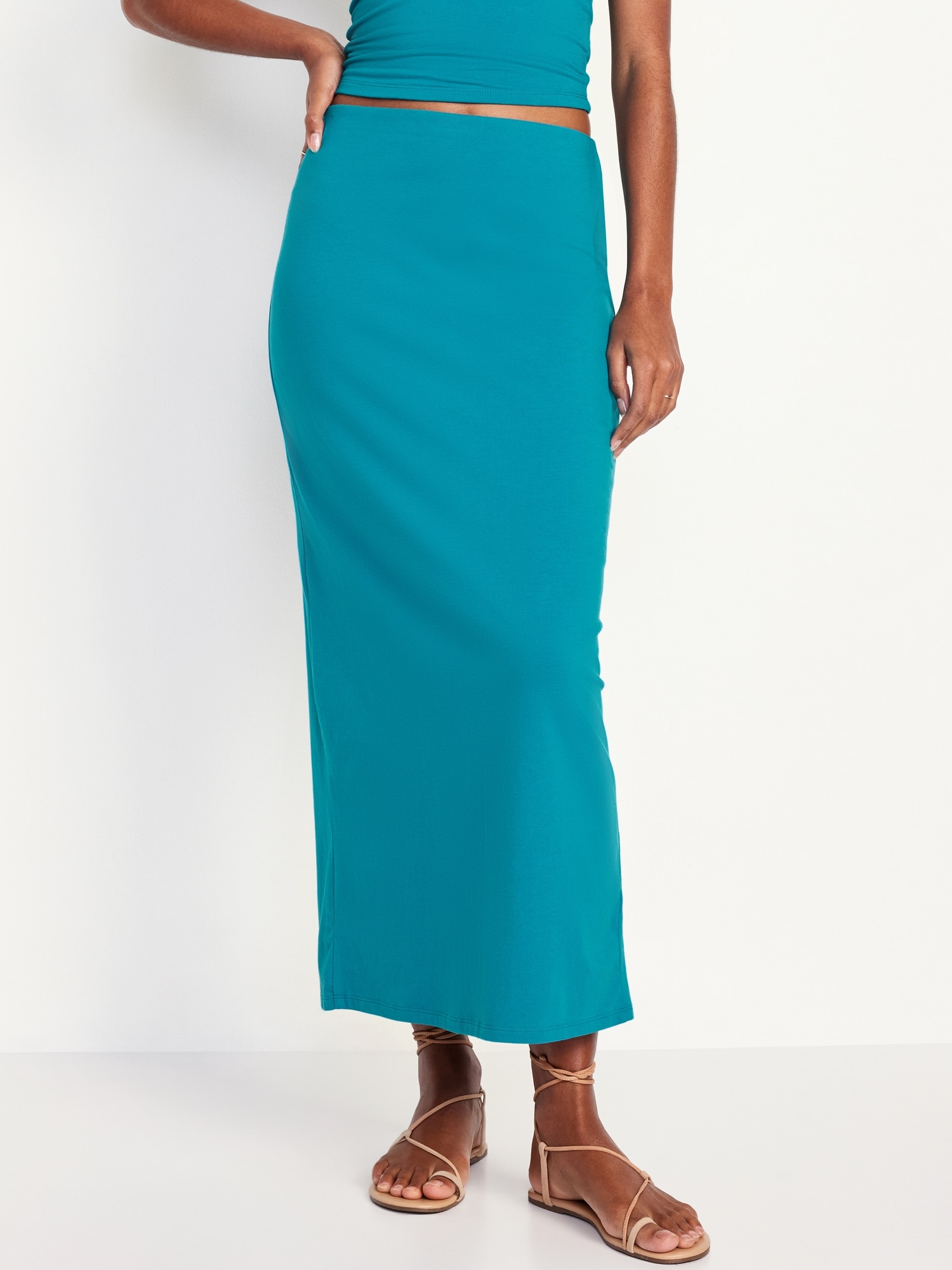 Fitted Maxi Skirt