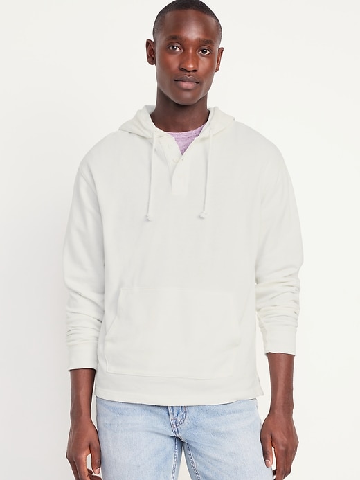 Image number 1 showing, French Terry Henley Hoodie