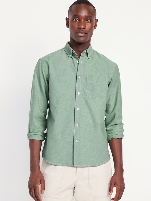 Image number 1 showing, Slim Fit Everyday Non-Stretch Oxford Shirt