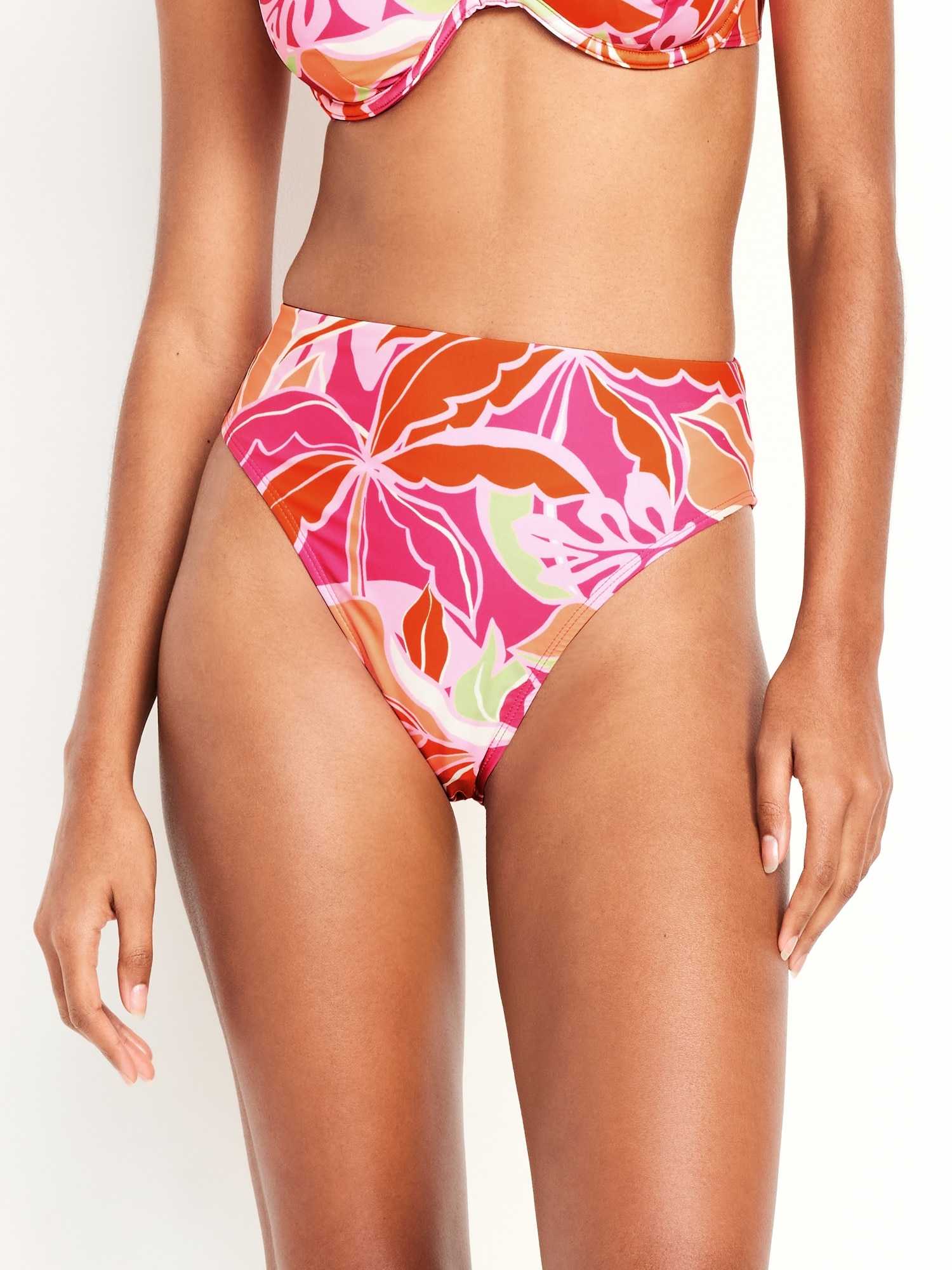 Extra High-Waisted French-Cut Swim Bottoms