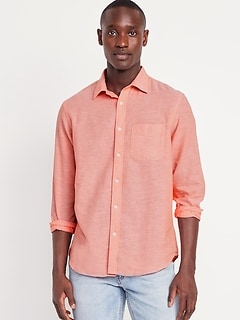 Men's Pink Button Downs | Old Navy