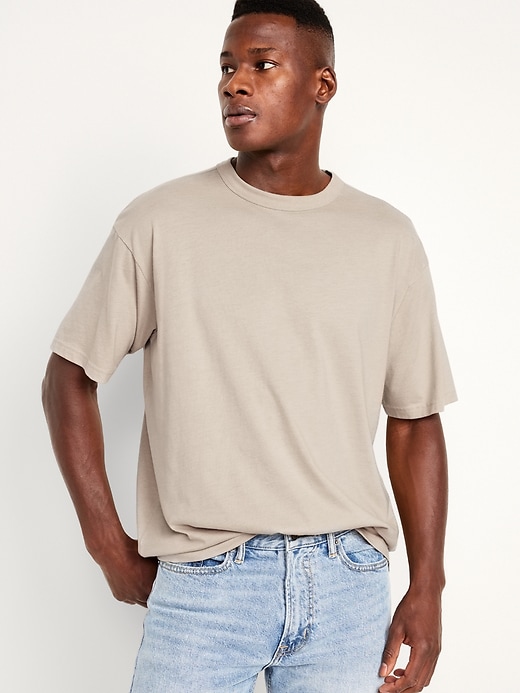 Image number 1 showing, Loose Fit Crew-Neck T-Shirt