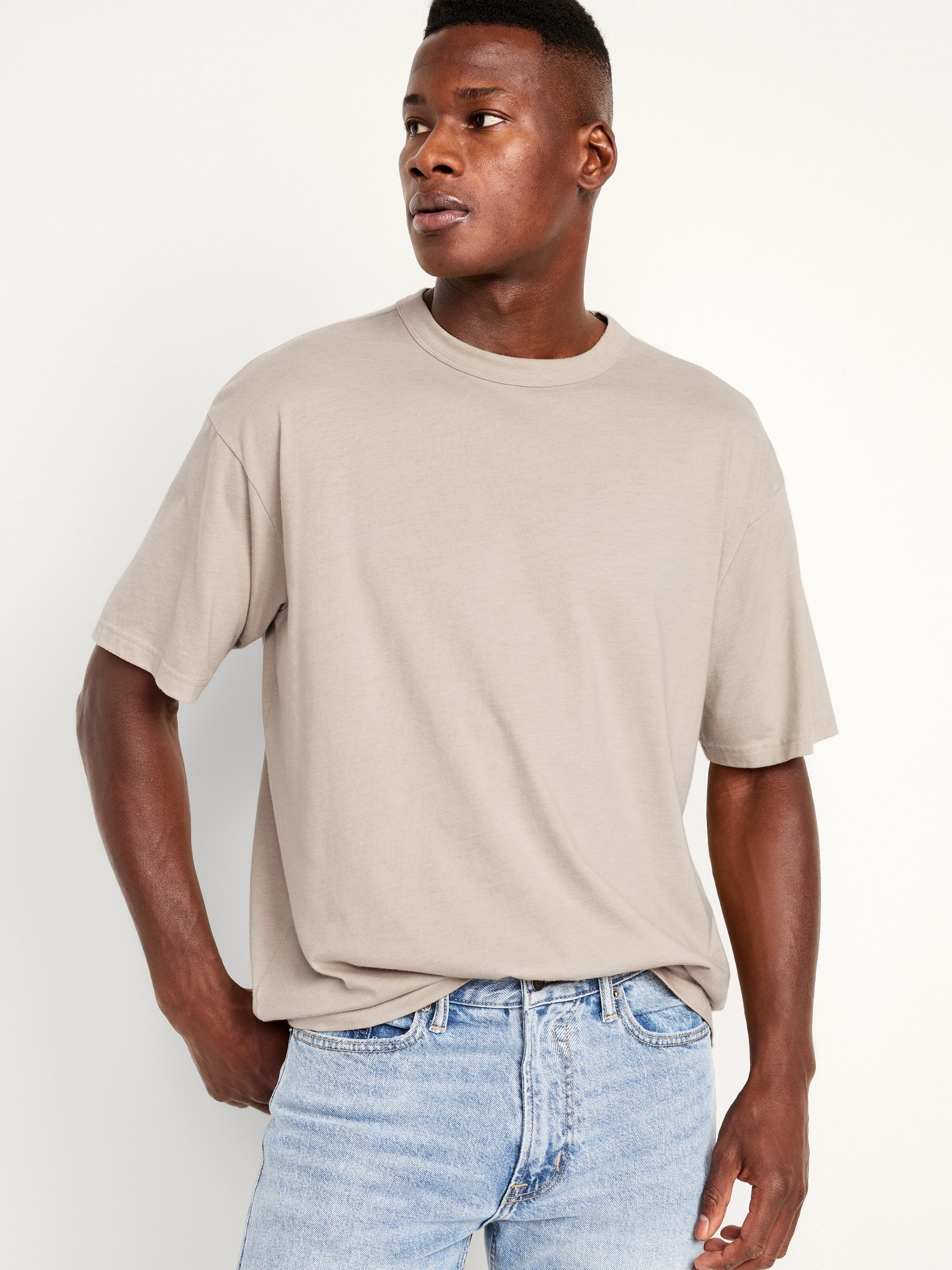 Loose-Fit Crew-Neck T-Shirt