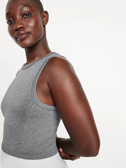 Image number 4 showing, Seamless Crop Performance Tank Top