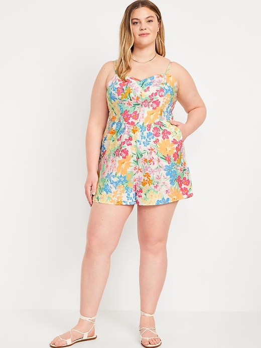 Image number 6 showing, Fit & Flare Cami Romper