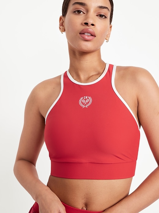 Image number 3 showing, Medium Support PowerSoft Racerback Sports Bra