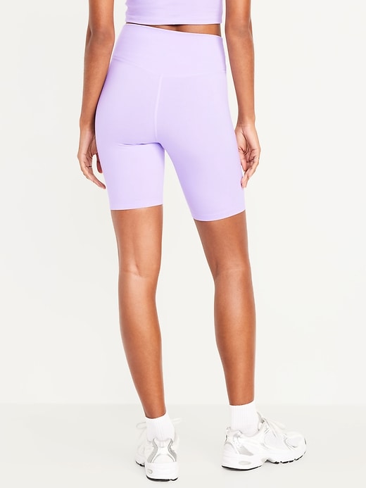 Image number 2 showing, Extra High-Waisted PowerChill Biker Shorts -- 8-inch inseam
