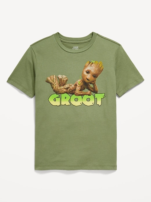View large product image 1 of 2. Marvel™ Groot Gender-Neutral Graphic T-Shirt for Kids