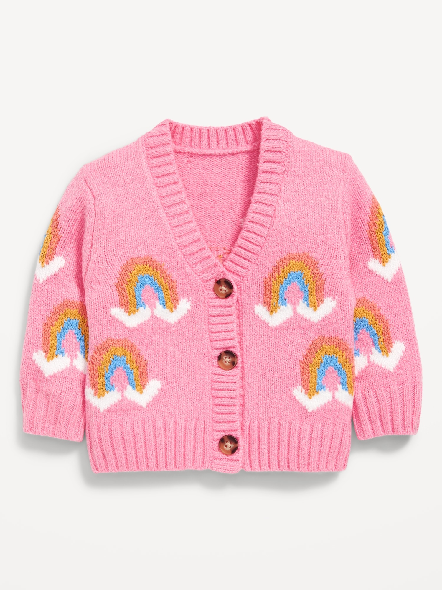 Printed Button-Front Cardigan Sweater for Baby
