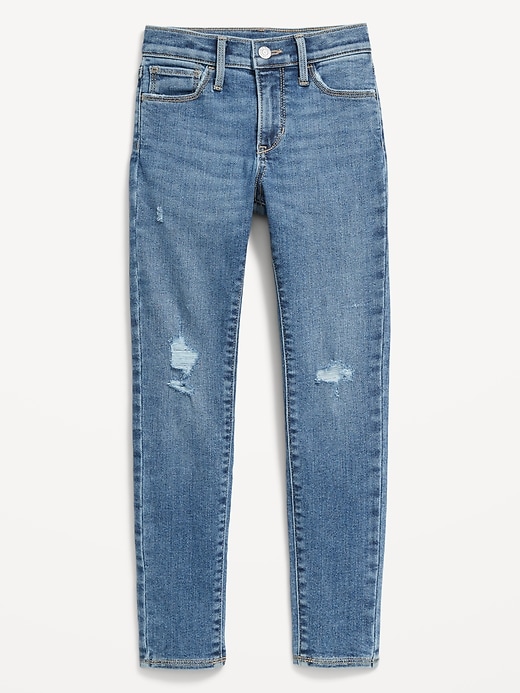 Image number 4 showing, High-Waisted Rockstar 360° Stretch Ripped Jeggings for Girls
