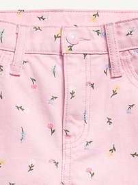 View large product image 5 of 5. Printed High-Waisted Baggy Wide-Leg Jeans for Girls