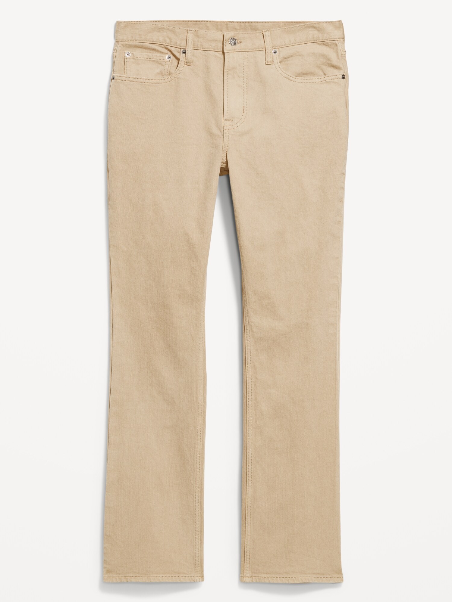 Мужские джинсы Old Navy Boot-Cut Built-In Flex, цвет: Серо-бежевый — фото 4