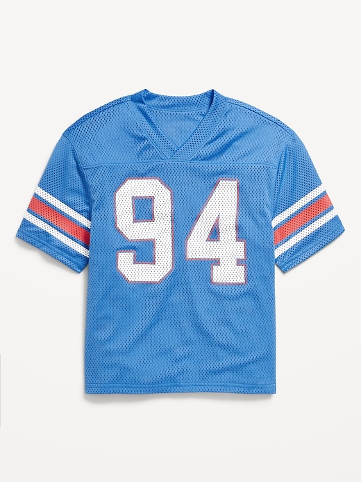 View large product image 2 of 3. Short-Sleeve Football Jersey for Boys