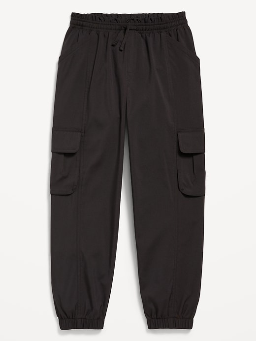 Image number 4 showing, High-Waisted StretchTech Cargo Jogger Pants for Girls