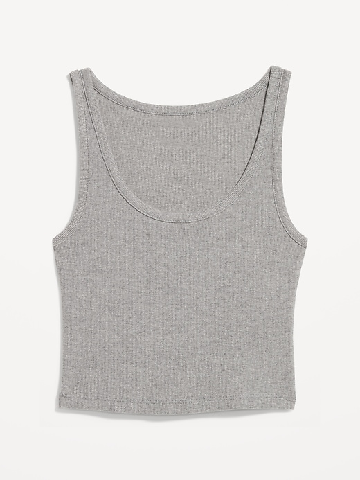 Image number 4 showing, Ribbed Crop Tank Top