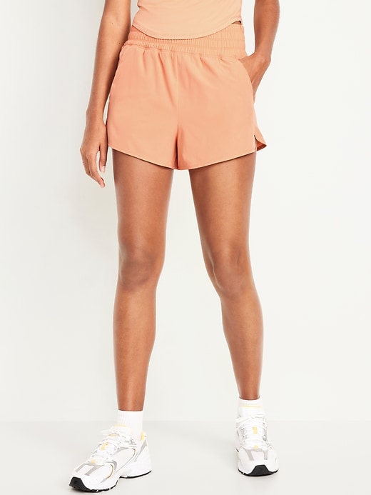 Image number 1 showing, Extra High-Waisted Run Shorts -- 3-inch inseam