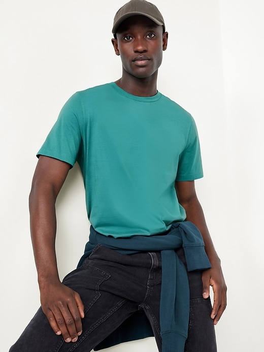 Image number 6 showing, Soft-Washed Crew-Neck T-Shirt