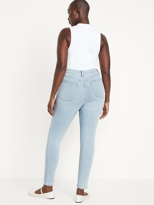 Image number 6 showing, Extra High-Waisted Rockstar 360° Stretch Super-Skinny Jeans