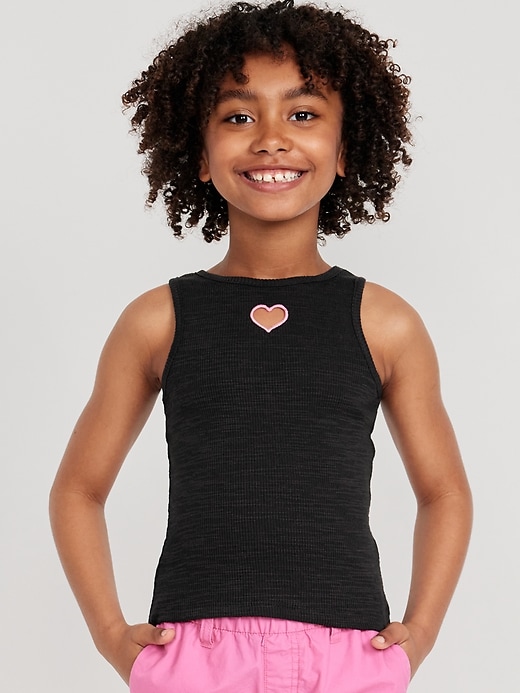 View large product image 1 of 4. Cutout-Graphic Tank Top for Girls