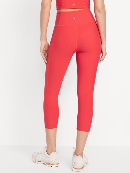 Image number 2 showing, High-Waisted PowerSoft Crop Leggings