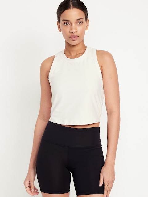 PowerSoft Racerback Tank Top - Magnolia White