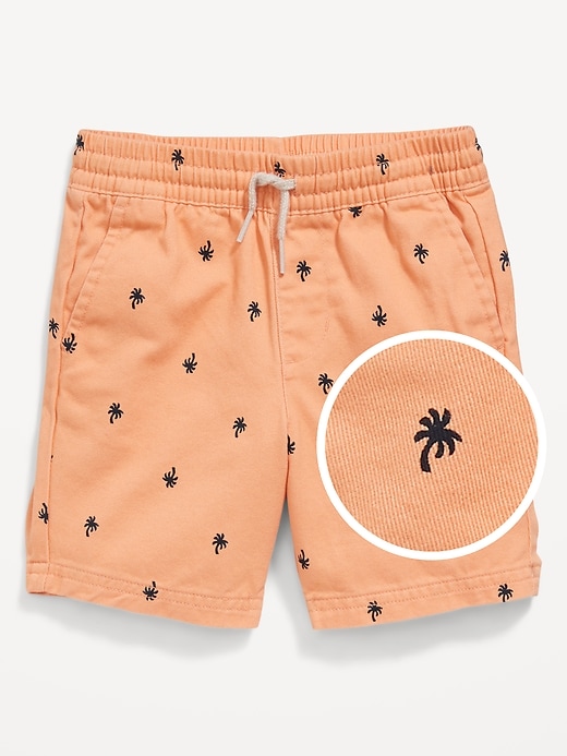 View large product image 1 of 1. Functional-Drawstring Shorts for Toddler Boys