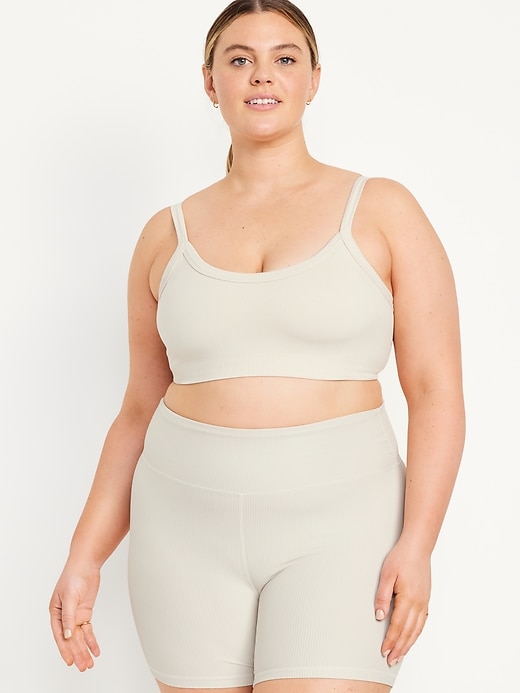 Image number 7 showing, Light Support Seamless Ribbed Sports Bra