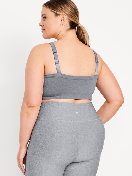 Image number 8 showing, Light Support Seamless Ribbed Sports Bra