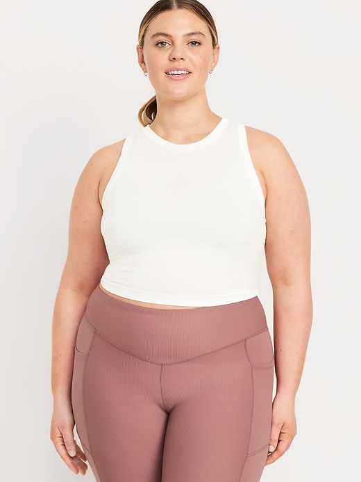 Image number 7 showing, Seamless Crop Performance Tank Top