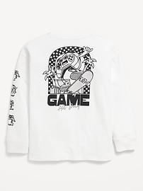 View large product image 3 of 3. Oversized Graphic Long-Sleeve T-Shirt for Boys