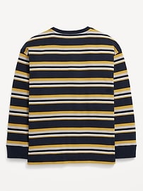 View large product image 3 of 3. Oversized Long-Sleeve Pocket T-Shirt for Boys