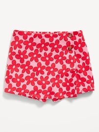 View large product image 4 of 5. Wrap-Front Skort for Girls