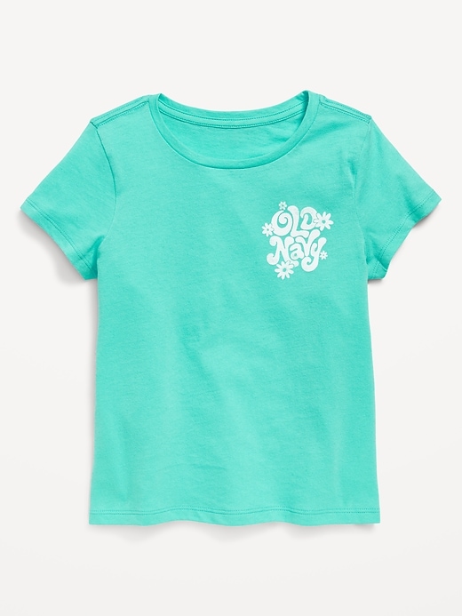 View large product image 1 of 1. Short-Sleeve Logo-Graphic T-Shirt for Girls