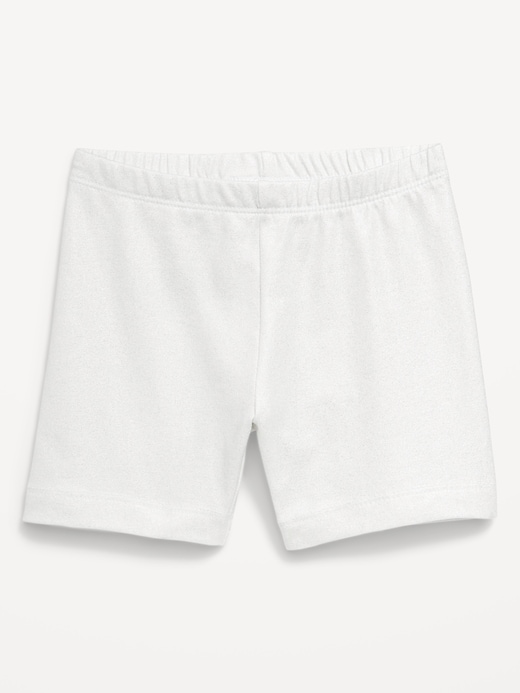 View large product image 1 of 1. Shimmer Biker Shorts for Toddler Girls