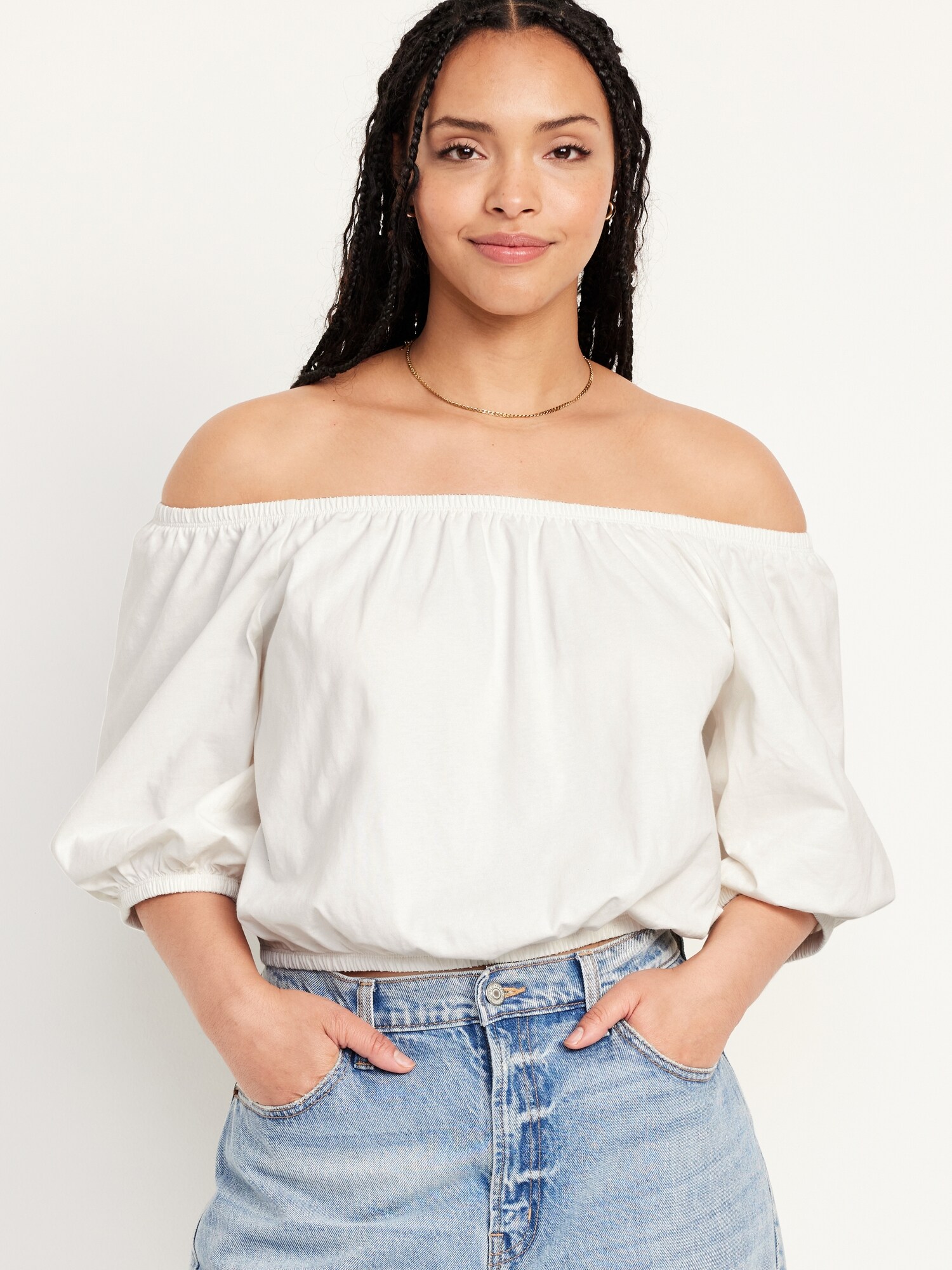 Off-Shoulder Top | Old Navy