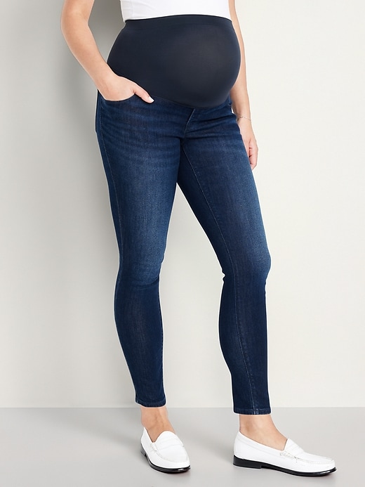 Image number 6 showing, Maternity Full-Panel Skinny Jeans