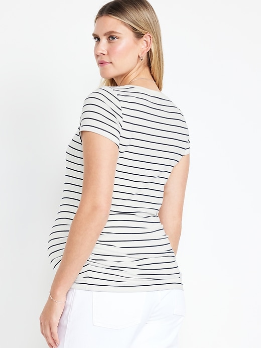 Image number 8 showing, Maternity Scoop-Neck T-Shirt