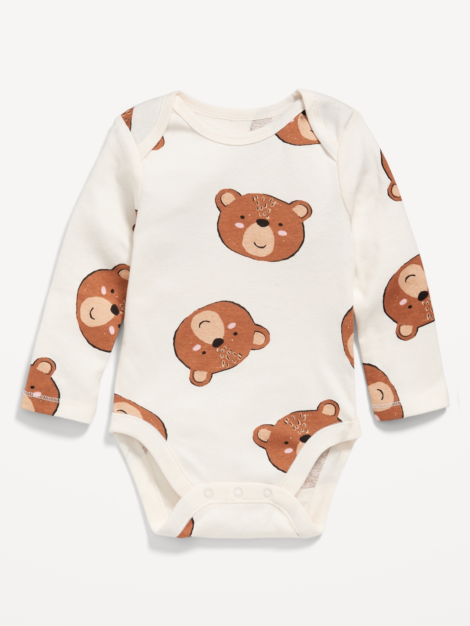 Long-Sleeve Printed Bodysuit for Baby